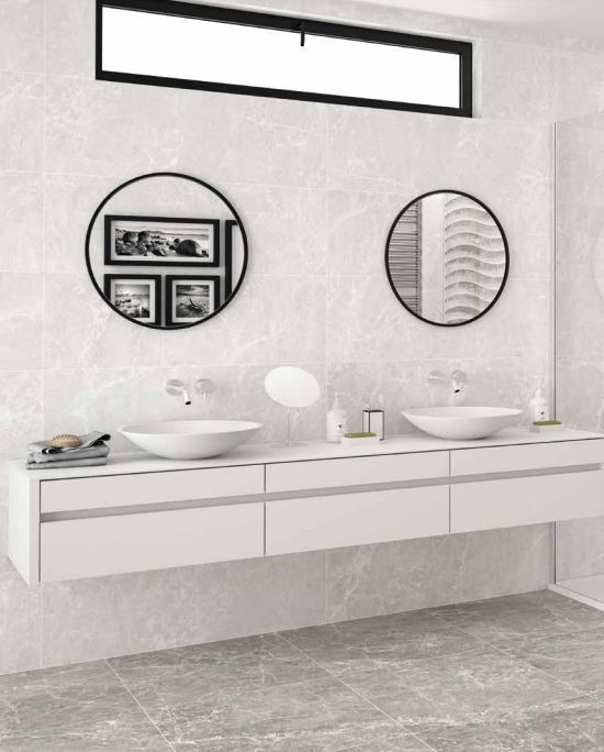 Bathroom tiles